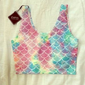 Mermaid crop top